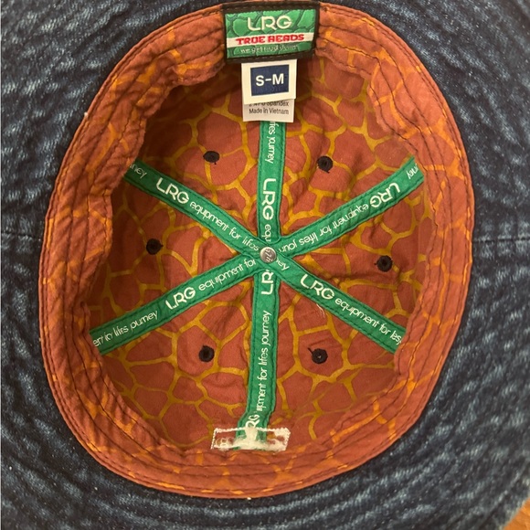 VINTAGE LRG LIFTED RESEARCH GROUP DENIM BELL BUCKET HAT S/M BRAND NEW - Picture 4 of 5